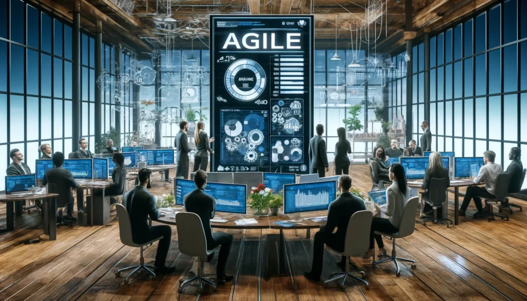 Agile Team around the table